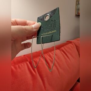 Scott Refined Collection Sterling Silver Hoop Earrings